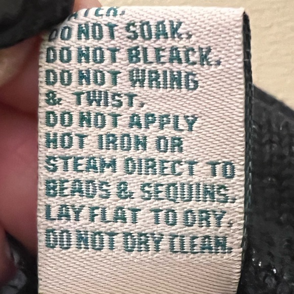 Design Options by PHILIP JANE GORDON Black Wreath Woman's CARDIGAN SWEATER Sz M - Picture 9 of 9